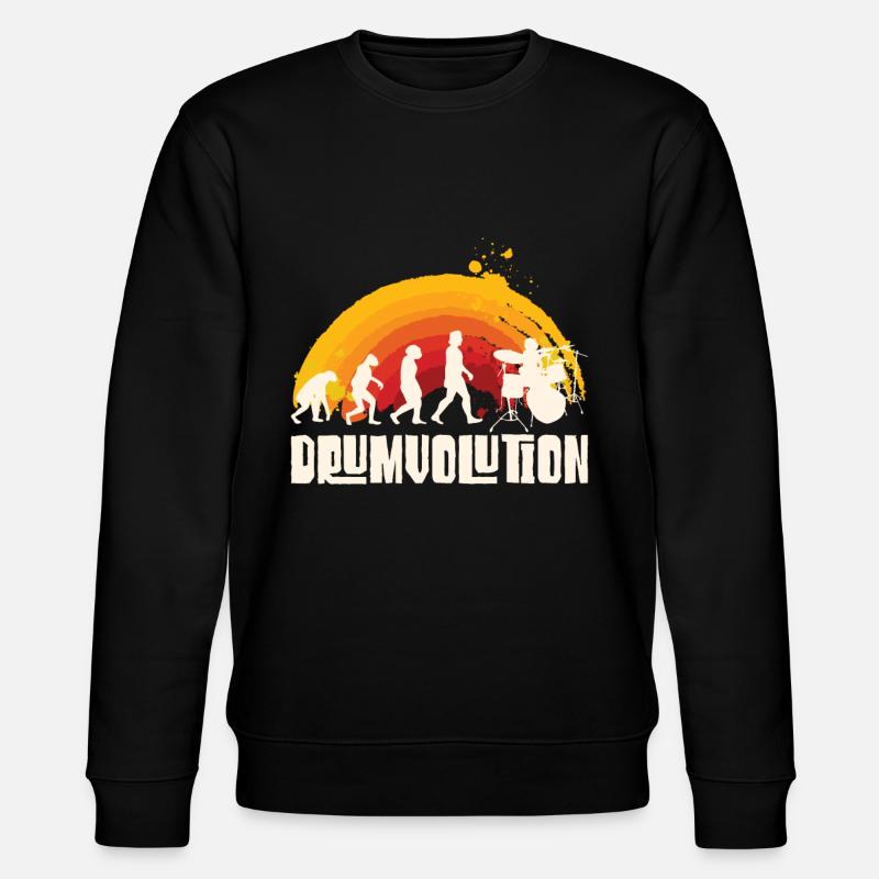 Drumvolution Drums Schlagzeug Percussion Batteur - Sweat bio CHANGER Stanley/Stella Unisexe - noir