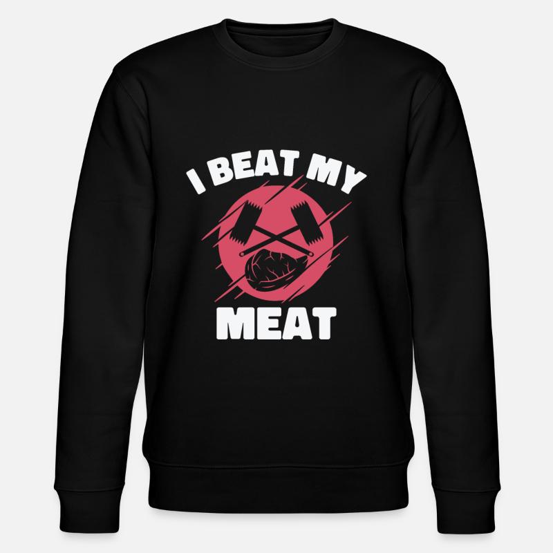 Chefkoch Kulinarisch Fleischliebhaber Kochen - Stanley/Stella Unisex Bio-Sweatshirt CHANGER - Schwarz