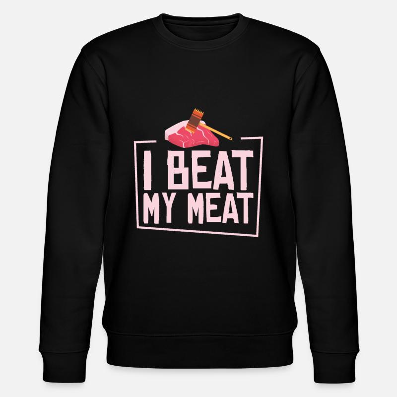 Chefkoch Kulinarisch Fleischliebhaber Kochen - Stanley/Stella Unisex Bio-Sweatshirt CHANGER  - Schwarz