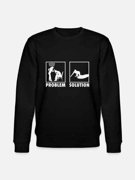 Surfing Surfers Statement Problem Solution. - Stanley/Stella Unisex Bio-Sweatshirt CHANGER - Schwarz