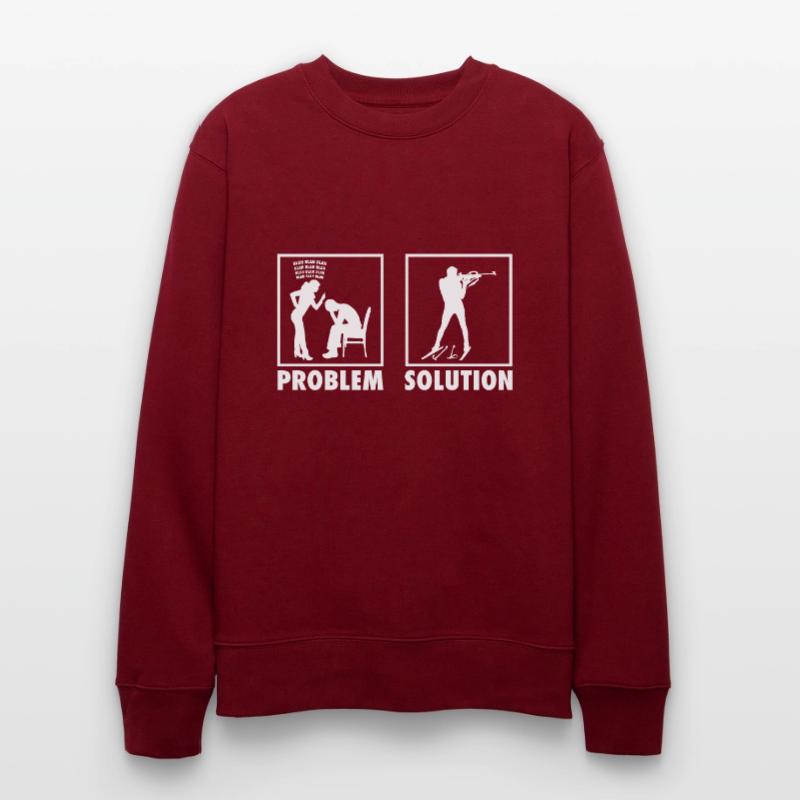 Winter Sports Athletes Statement Problem Solution. Stanley/Stella CHANGER Unisex Organic Sweatshirt