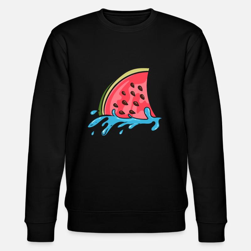 Aileron de requin comme pastèque - Sweat bio CHANGER Stanley/Stella Unisexe - noir