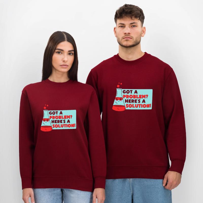 Problem Solution Scientific Solving Science Stanley/Stella CHANGER Unisex Organic Sweatshirt