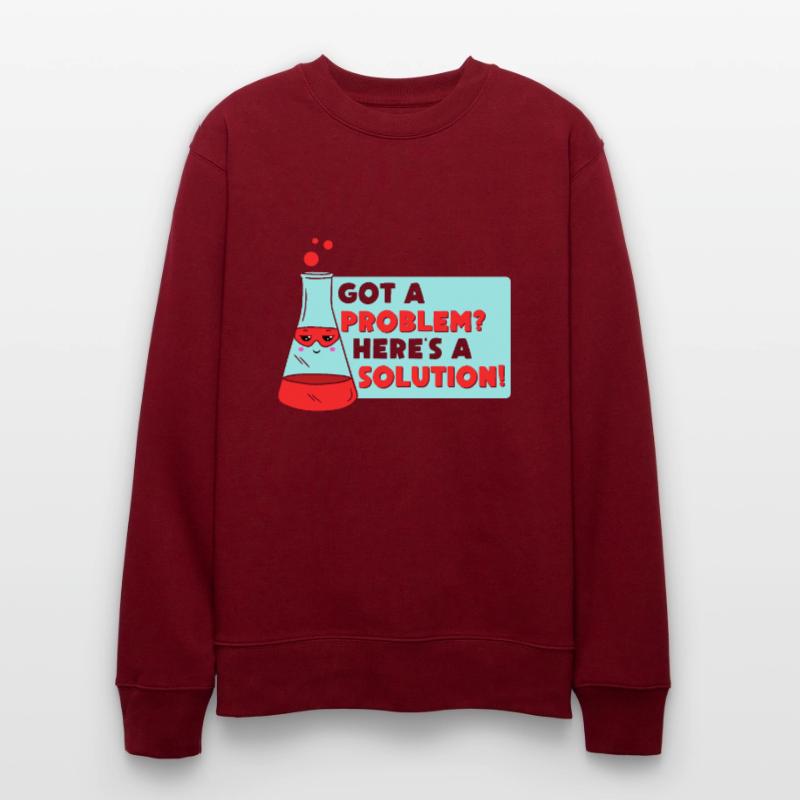 Problem Solution Scientific Solving Science Stanley/Stella CHANGER Unisex Organic Sweatshirt