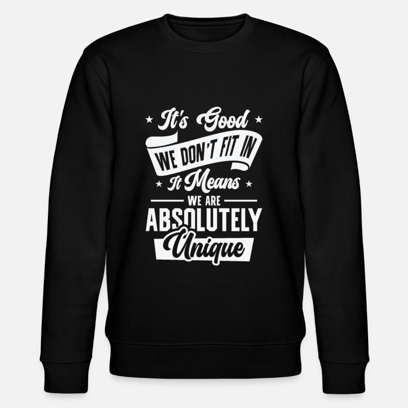 Positivité Outsider Poète Poésie - Sweat bio CHANGER Stanley/Stella Unisexe - noir