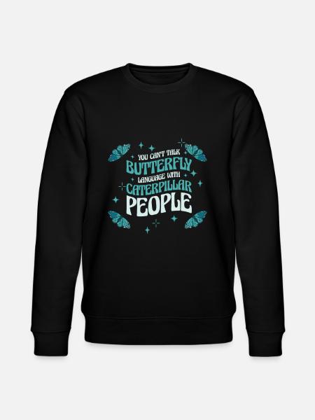 Art céleste Butterfly Talking - Sweat bio CHANGER Stanley/Stella Unisexe - noir