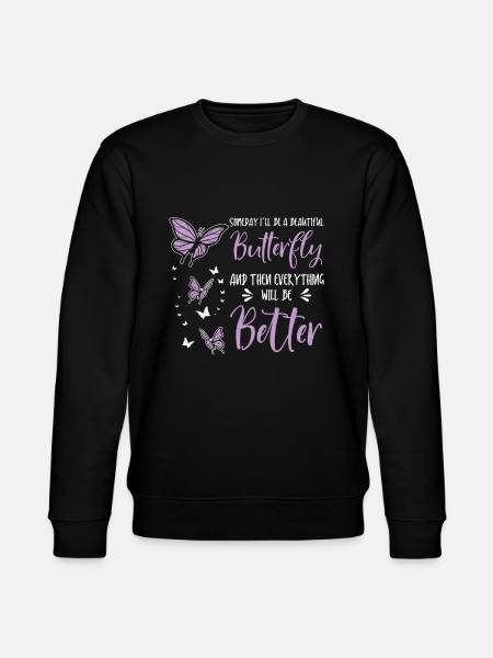 Papillon céleste mystique - Sweat bio CHANGER Stanley/Stella Unisexe - noir
