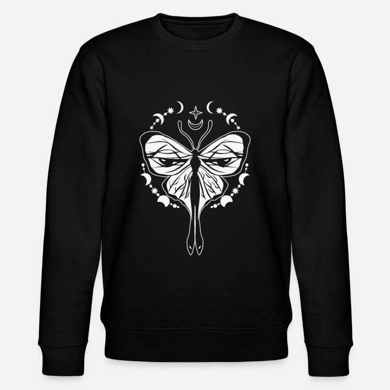 Papillon céleste mystique - Sweat bio CHANGER Stanley/Stella Unisexe - noir
