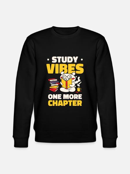Studieren Studentisches Lernen Bärenliebhaber - Stanley/Stella Unisex Bio-Sweatshirt CHANGER - Schwarz