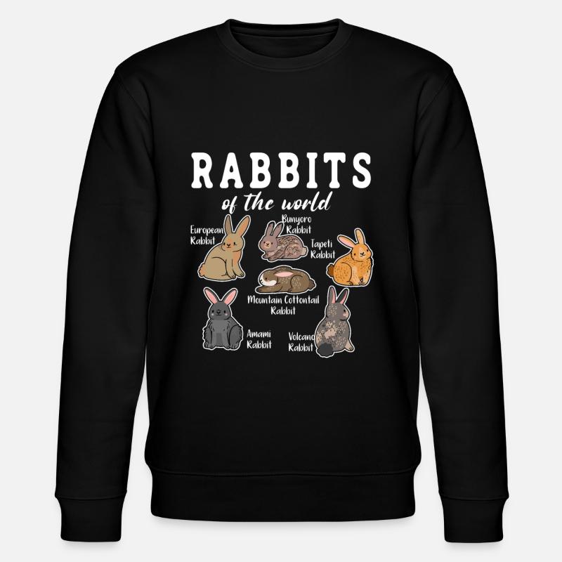Lapins du monde - Sweat bio CHANGER Stanley/Stella Unisexe - noir