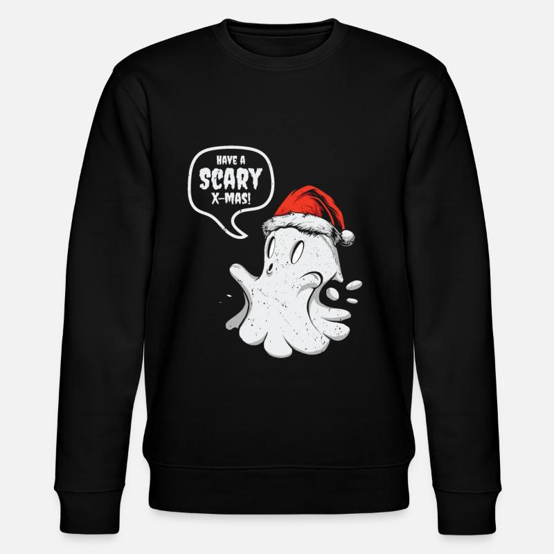 Effrayant Halloween Mignon Noël - Sweat bio CHANGER Stanley/Stella Unisexe - noir