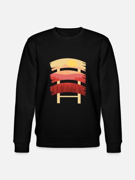 Wanderziel Schild Scenery - Stanley/Stella Unisex Bio-Sweatshirt CHANGER - Schwarz