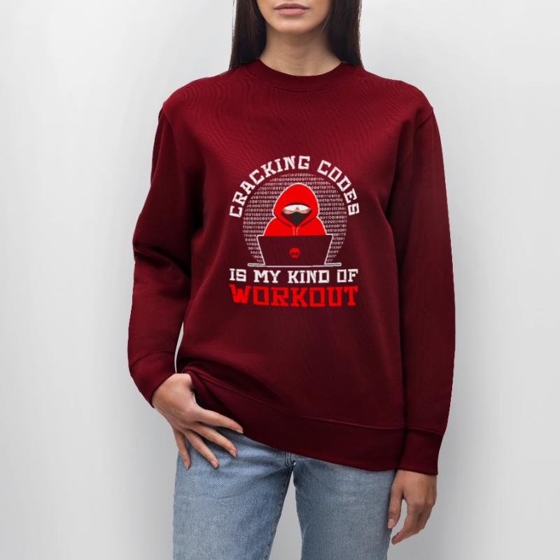 Cybersecurity Professional Hacker Cracking Codes Stanley/Stella Unisex Bio-Sweatshirt CHANGER 