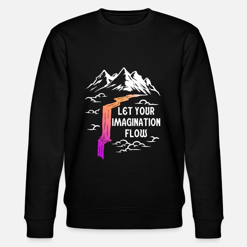 Space River Mountain Imagination - Sweat bio CHANGER Stanley/Stella Unisexe - noir