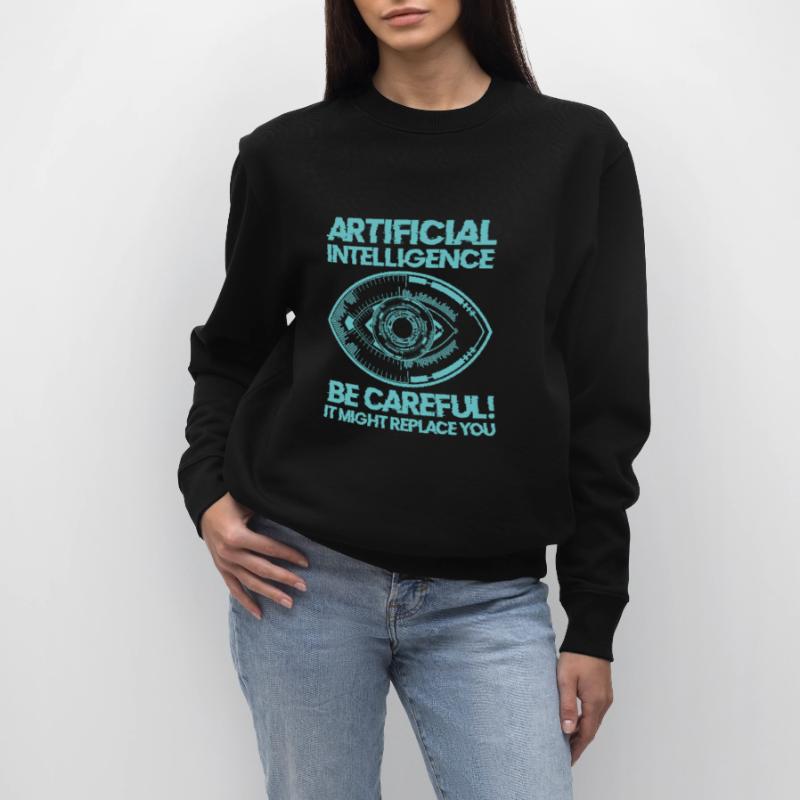 AI Machine Learning Computer Geek Technology Robot Stanley/Stella CHANGER Unisex Organic Sweatshirt
