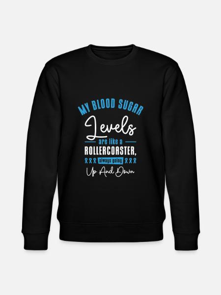 Diabetic Pancreas Diabetes Awareness - Stanley/Stella CHANGER Unisex Organic Sweatshirt - black