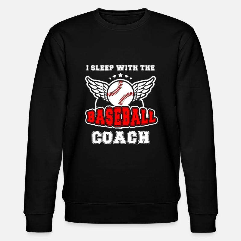 Baseball-Trainerin Ehefrau Berufstätige Mutter - Stanley/Stella Unisex Bio-Sweatshirt CHANGER  - Schwarz