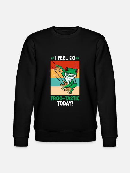 Rainette aux yeux rouges Mignon - Sweat bio CHANGER Stanley/Stella Unisexe - noir