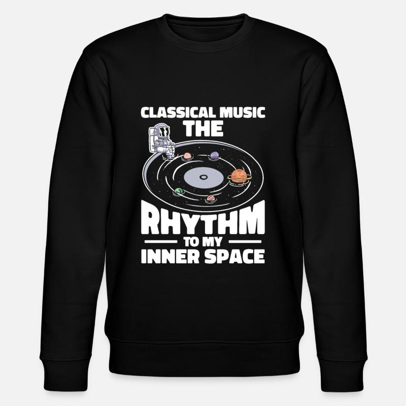 Astronaute spatial Musique classique Astronomie - Sweat bio CHANGER Stanley/Stella Unisexe - noir