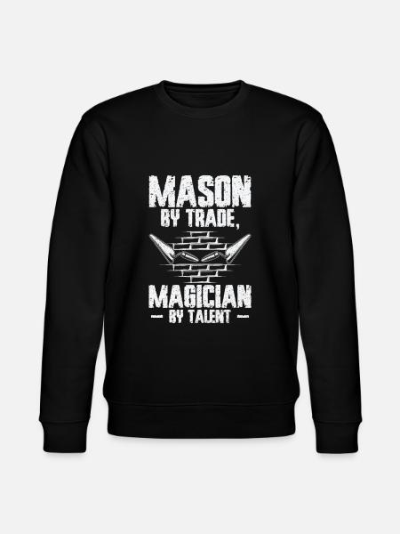 Bricklayer Brick Mason Masonry - Stanley/Stella CHANGER Unisex Organic Sweatshirt - black