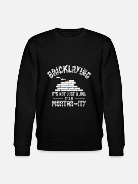 Bricklayer Brick Mason Masonry - Stanley/Stella CHANGER Unisex Organic Sweatshirt - black