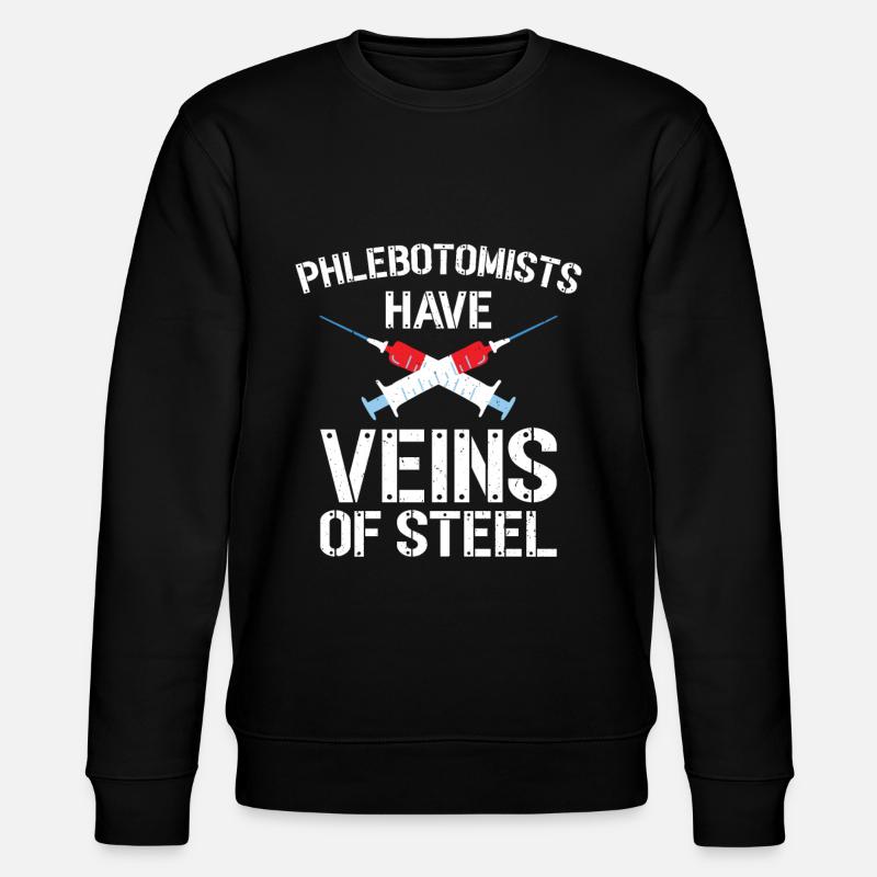 Phlebotomist Phlebotomie Krankenschwester Tech - Stanley/Stella Unisex Bio-Sweatshirt CHANGER  - Schwarz