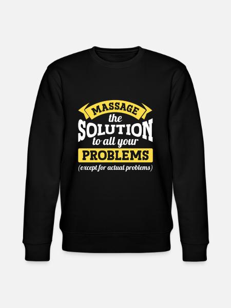 Massage Therapist Therapy Licensed Masseur - Stanley/Stella CHANGER Unisex Organic Sweatshirt - black