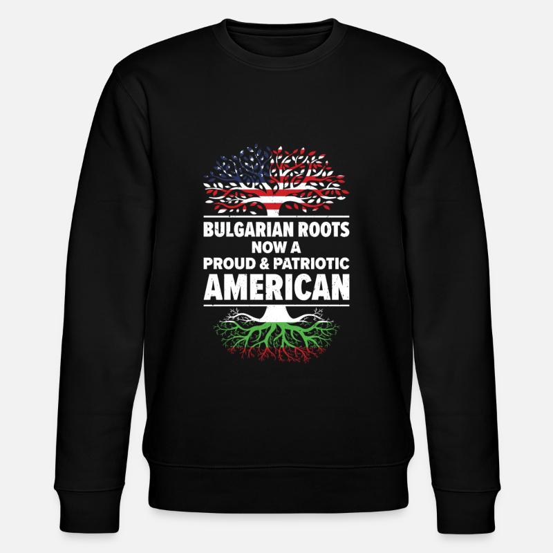 Né: Bulgare, Bulgare, Américain, États-Unis - Sweat bio CHANGER Stanley/Stella Unisexe - noir