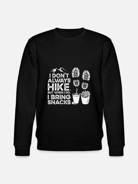 Wandern Camping Bergwanderer - Stanley/Stella Unisex Bio-Sweatshirt CHANGER  - Schwarz