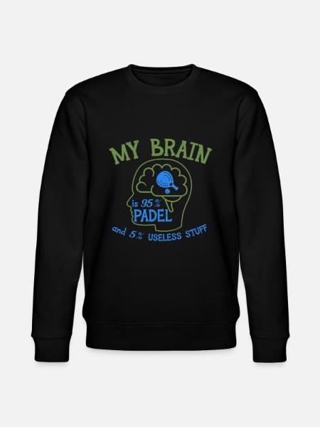 Padel Sportplatz Training Padelspieler - Stanley/Stella Unisex Bio-Sweatshirt CHANGER - Schwarz
