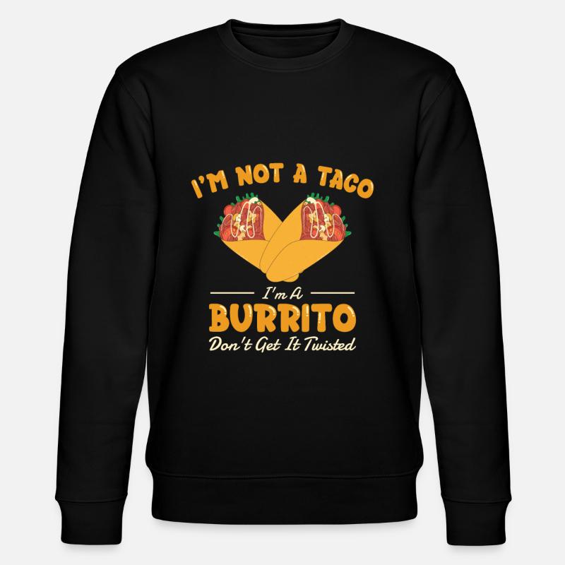 Burrito Amateurs de cuisine mexicaine - Sweat bio CHANGER Stanley/Stella Unisexe - noir