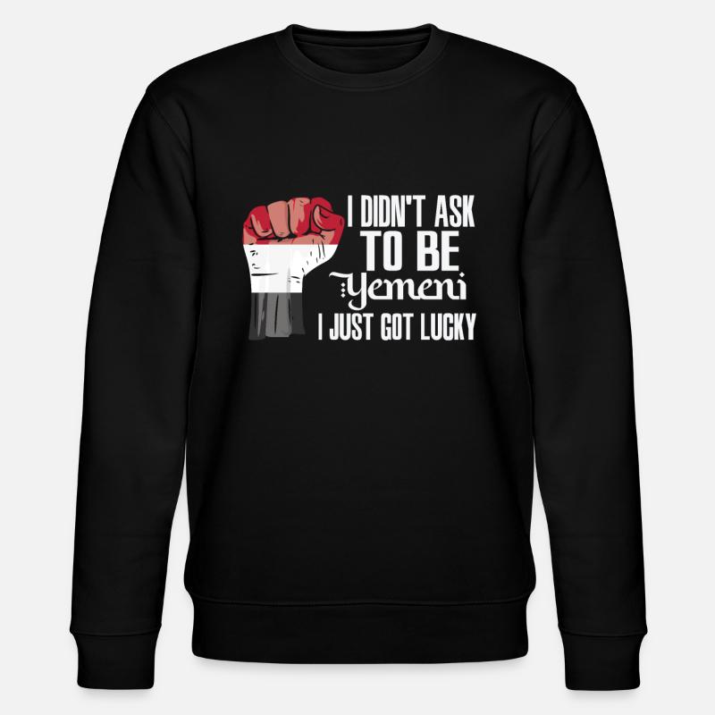 Fierté yéménite Drapeau yéménite agrandi - Sweat bio CHANGER Stanley/Stella Unisexe - noir