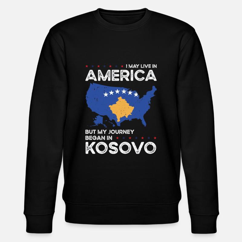 Kosovar American Patriot États-Unis - Sweat bio CHANGER Stanley/Stella Unisexe - noir