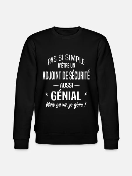 Agent de sécurité - Sweat bio CHANGER Stanley/Stella Unisexe - noir