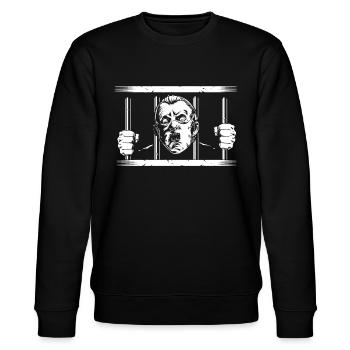 Gefangener Psychopath - Stanley/Stella Unisex Bio-Sweatshirt CHANGER  - Schwarz - Vorne - Nik (191cm) & Marisol (170cm)