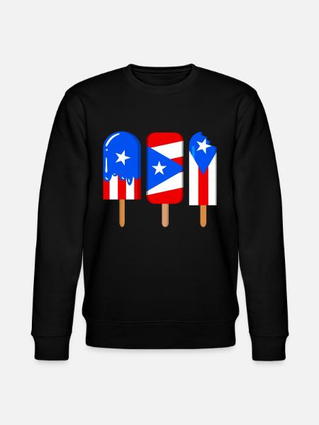 Puerto Rico - Stanley/Stella CHANGER Unisex Organic Sweatshirt - black