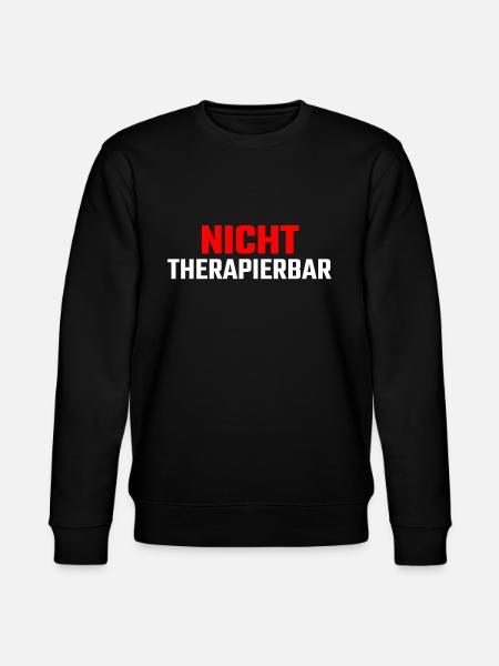 Nicht Therapierbar - Stanley/Stella Unisex Bio-Sweatshirt CHANGER  - Schwarz