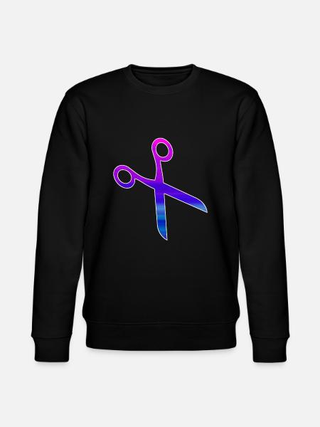 Ciseaux de coiffeur - Sweat bio CHANGER Stanley/Stella Unisexe - noir