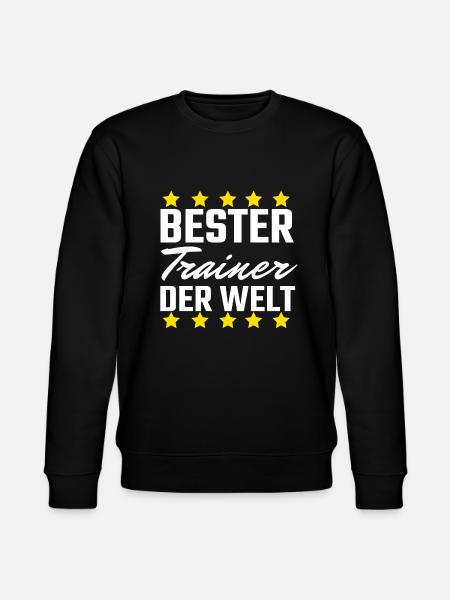 Bester Trainer - Stanley/Stella Unisex Bio-Sweatshirt CHANGER - Schwarz