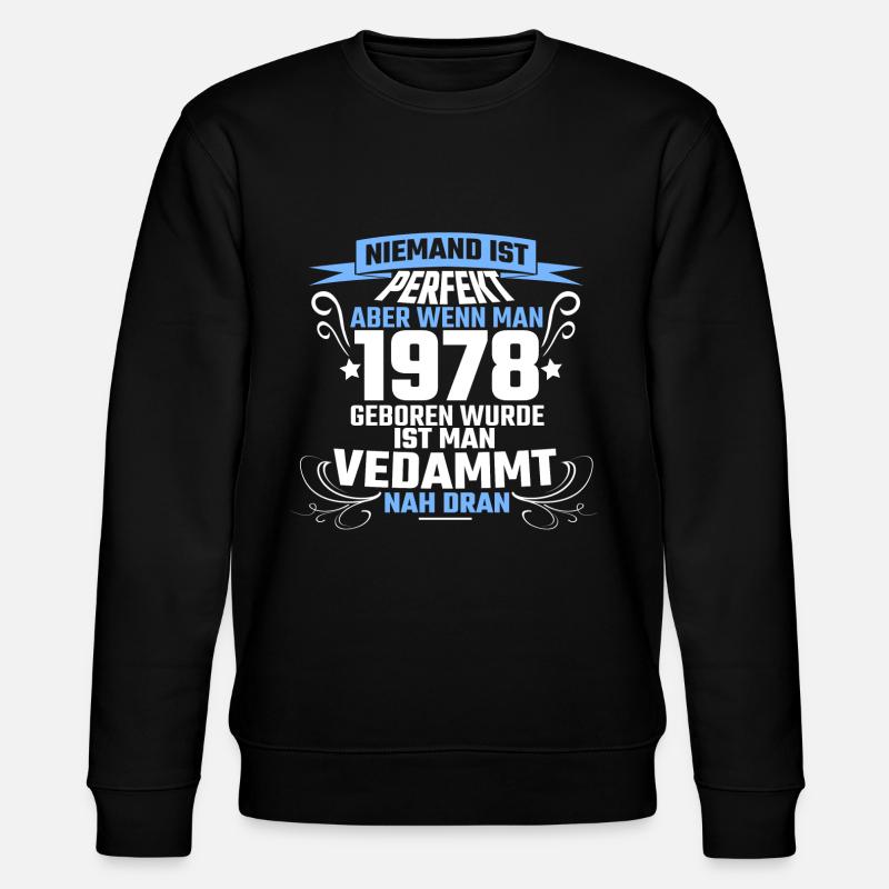 1978 - Sweat bio CHANGER Stanley/Stella Unisexe - noir