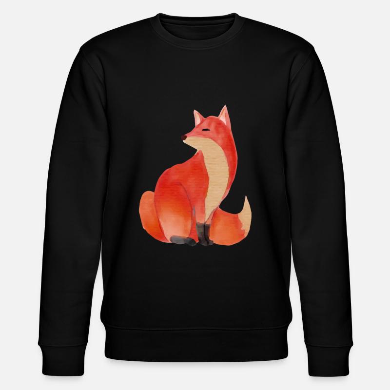 Renards Renards dessin - Sweat bio CHANGER Stanley/Stella Unisexe - noir