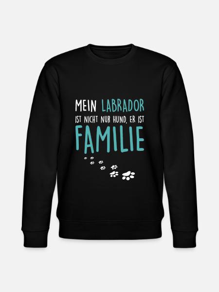 Labrador - Stanley/Stella Unisex Bio-Sweatshirt CHANGER - Schwarz