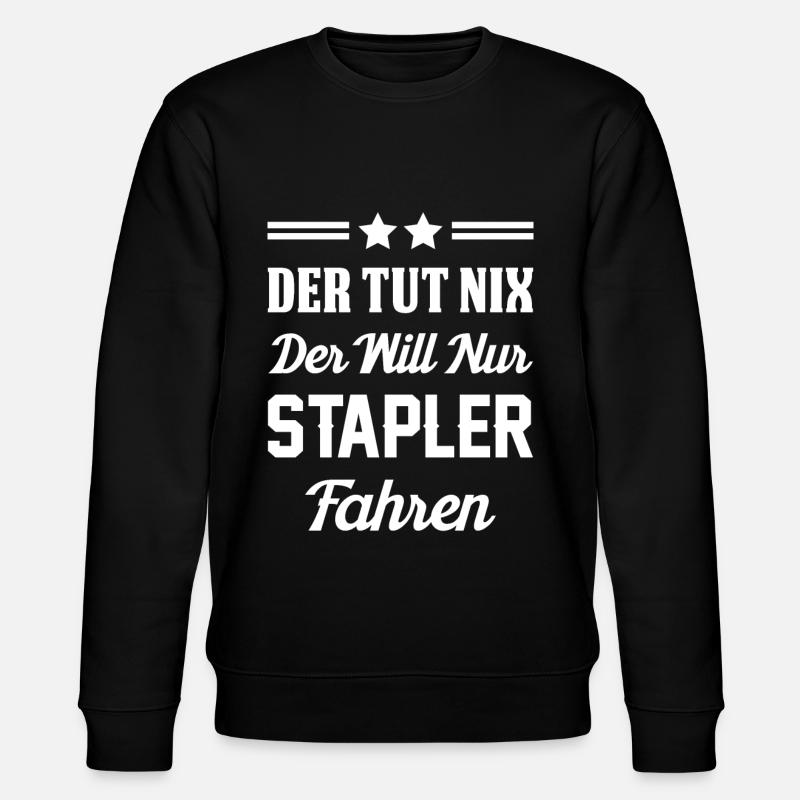 Lagerist - Stanley/Stella Unisex Bio-Sweatshirt CHANGER  - Schwarz
