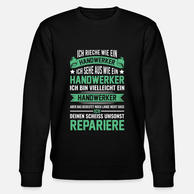 Cadeau artisanal - Sweat bio CHANGER Stanley/Stella Unisexe - noir