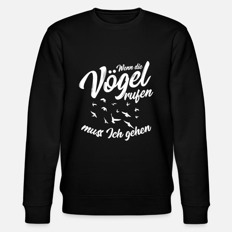 Oiseau observateur - Sweat bio CHANGER Stanley/Stella Unisexe - noir