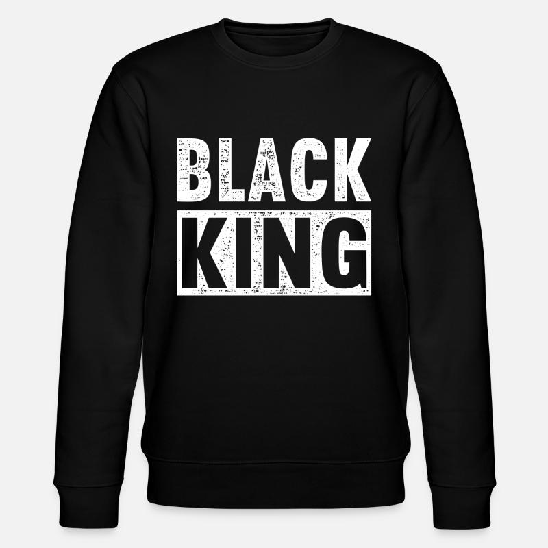 Black King - Stanley/Stella CHANGER Unisex Organic Sweatshirt - black