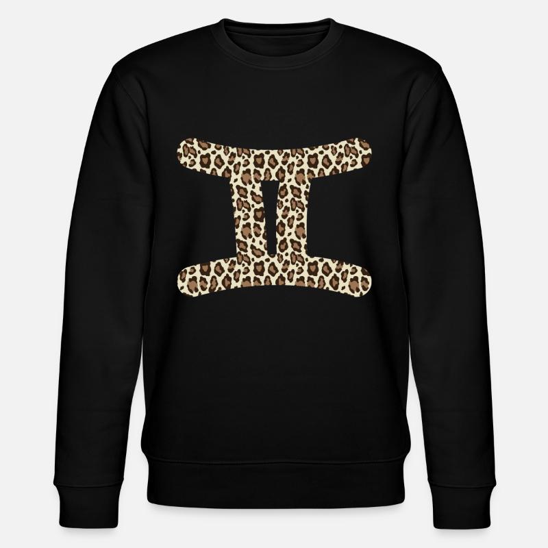 Sternzeichen Zwillinge - Stanley/Stella Unisex Bio-Sweatshirt CHANGER  - Schwarz