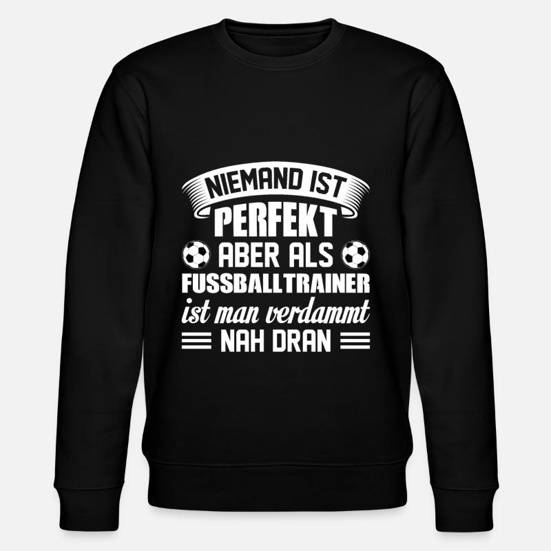 Fußballtrainer - Stanley/Stella Unisex Bio-Sweatshirt CHANGER - Schwarz