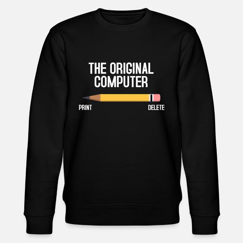 computer - Stanley/Stella CHANGER Unisex Organic Sweatshirt - black