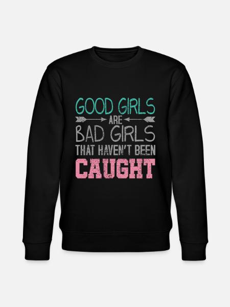 Boese Maedchen Gute Maedchen - Stanley/Stella Unisex Bio-Sweatshirt CHANGER  - Schwarz